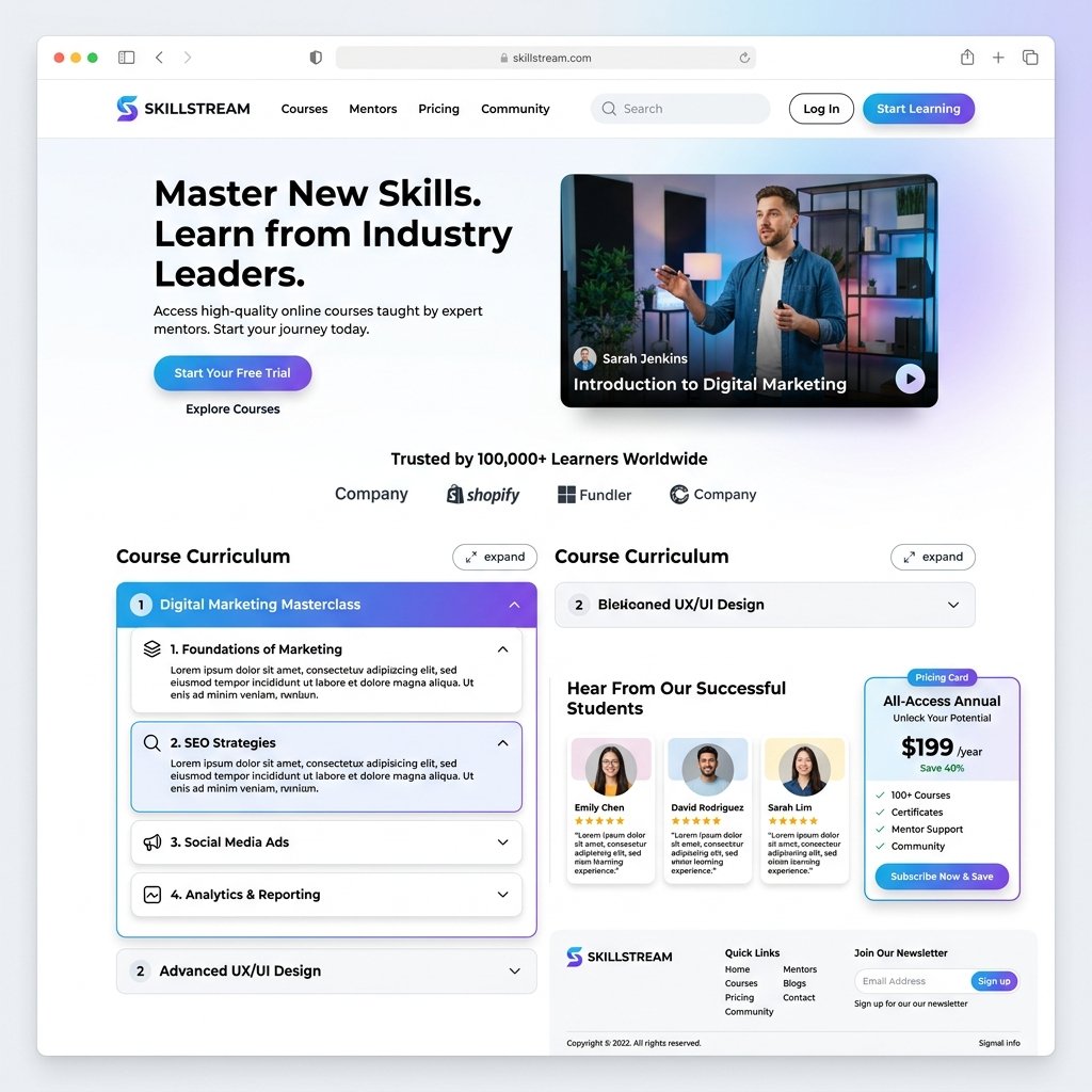 Website Online Course